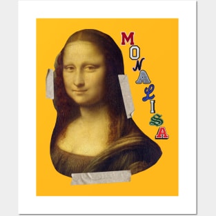 Monalisa Parody Posters and Art